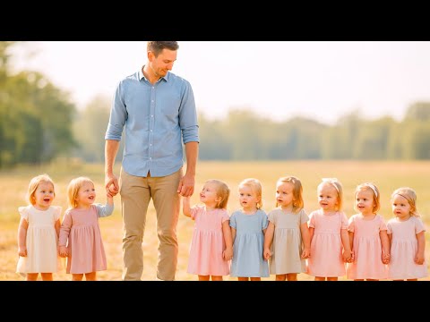 1995 ALLEINERZIEHENDER VATER MIT 8 ZWILLINGSTÖCHTERN… SO SEHEN SIE 30 JAHRE SPÄTER AUS