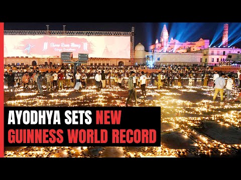 22 Lakh Diyas Light Up Ayodhya On Diwali Eve