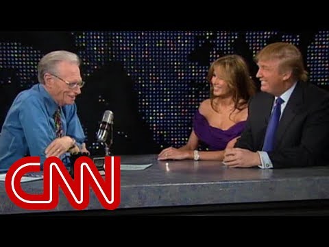 Donald and Melania Trump as newlyweds (2005 CNN Larry King Live full interview)