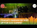 G20 Summit: Delhis Pragati Maidan Decked Up With Lights, Fountains Ahead Of G20 Summit