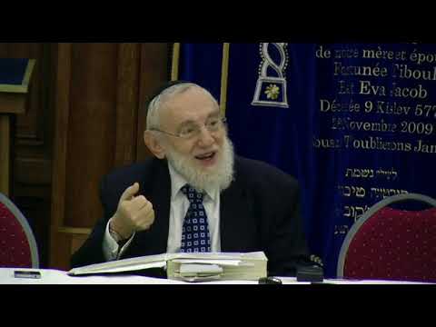 Cours du Grand Rabbin de Paris Michel Gugenheim du 18 novembre 2012