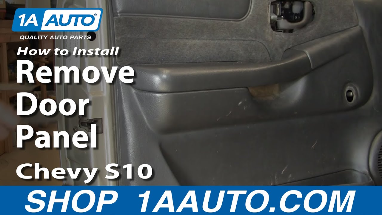 How To Install Replace Remove Door Panel Chevy S10 and GMC ... 1994 ford taurus fuse diagram 