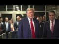 Trump speaks after day 1 of hush money trial  - 01:18 min - News - Video