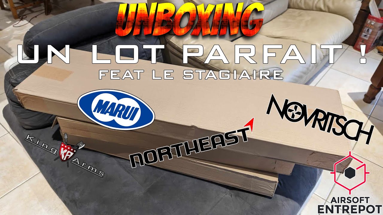 UNBOXING AIRSOFT ! - UN LOT PARFAIT ! 🙌👀 Feat le Stagiaire (Airsoft Entrepot) [FR]