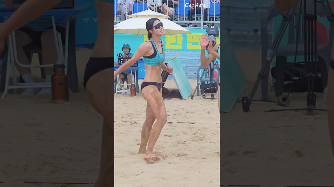 승부 근성이 느껴진다! 멋진 스파이크!! 신지은 #beachvolleyball #신지은 #여자비치발리볼 #부산국제여자비치발리볼 #sportstar #shorts