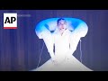Eurovision winner Nemo performs in inflatable dress by HARRI