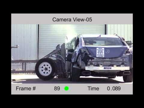 Test video srážky Acura TL od roku 2008