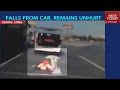 Video: Toddler Falls From Car, Remains Unhurt
