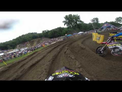 GoPro HD: Joey Savatgy Lap 1 Moto 2 - Spring Creek MX Lucas Oil Pro Motocross Championship 2014 
