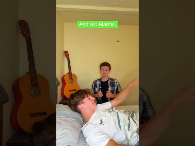 Android vs IPhone Alarms ⏰