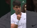 Wimbledon 2024 | Carlos Alcaraz wins Round 1 in straight sets | #WimbledonOnStar  - 00:30 min - News - Video