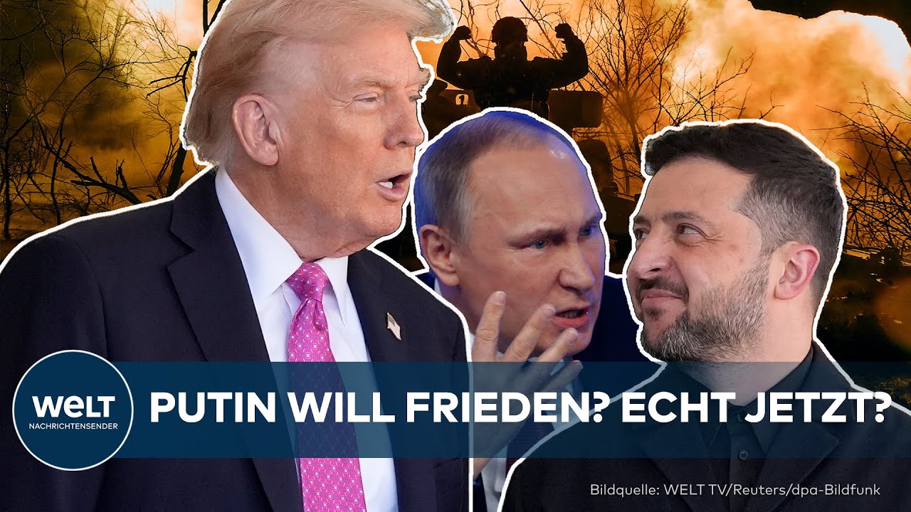 UKRAINE-KRIEG: Putin will Frieden? Echt jetzt? ‒ Trump träumt weiter und Selenskyj lächelt gequält
