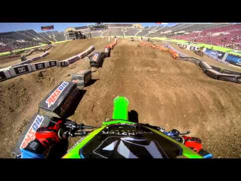 GoPro HD: Ryan Villopoto Practice 2013 Monster Energy Supercross from Salt Lake 