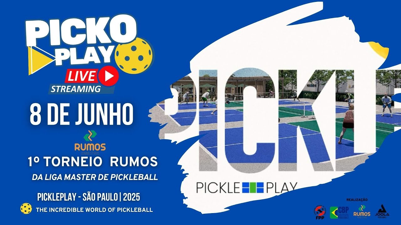 1º Torneio RUMOS da Liga Master de Pickleball 2025