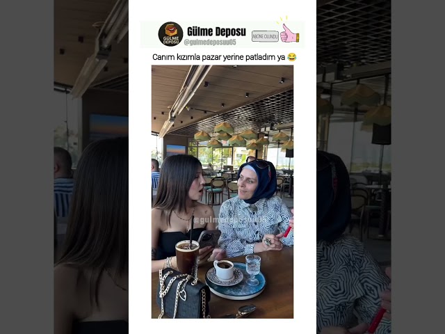 Canım kızımla pazar yerine patladım ya