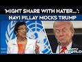 FULL VIDEO: Navi Pillay MOCKS Trump After Getting Nobel, Says If You Clap More, I Might Share...