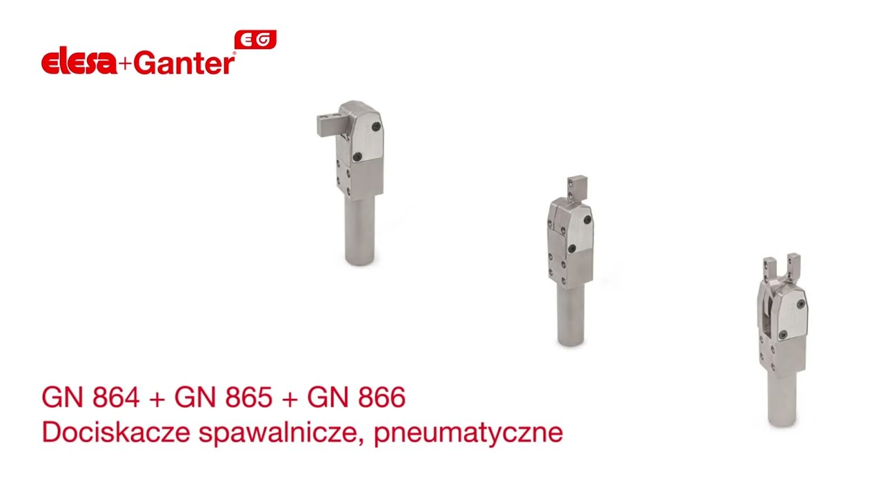 Dociskacze spawalnicze Elesa+Ganter video