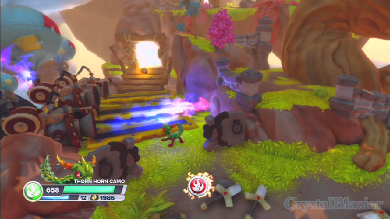 Skylanders: Swap Force - Thorn Horn Camo Gameplay Vignette - YouTube