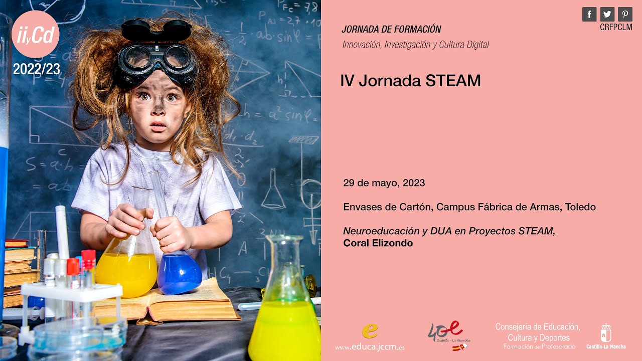 #Jornadas_CRFPCLM: IV Jornadas STEAM - 02 Neuroeducación y DUA - Coral Elizondo