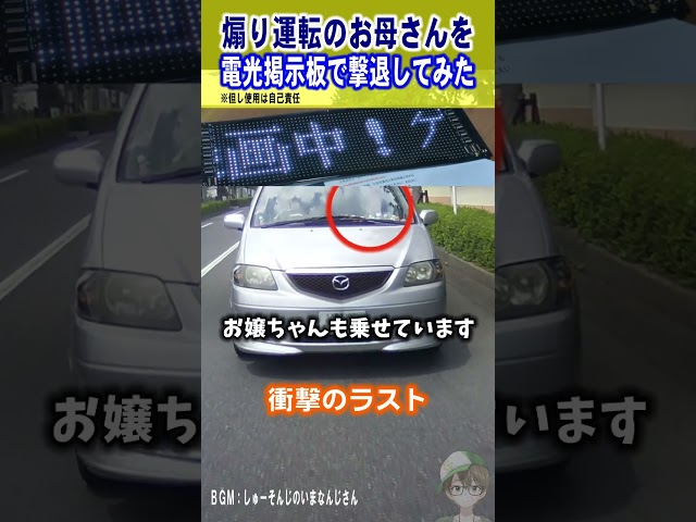 煽り運転のお母さんを撃退してみた　MPV