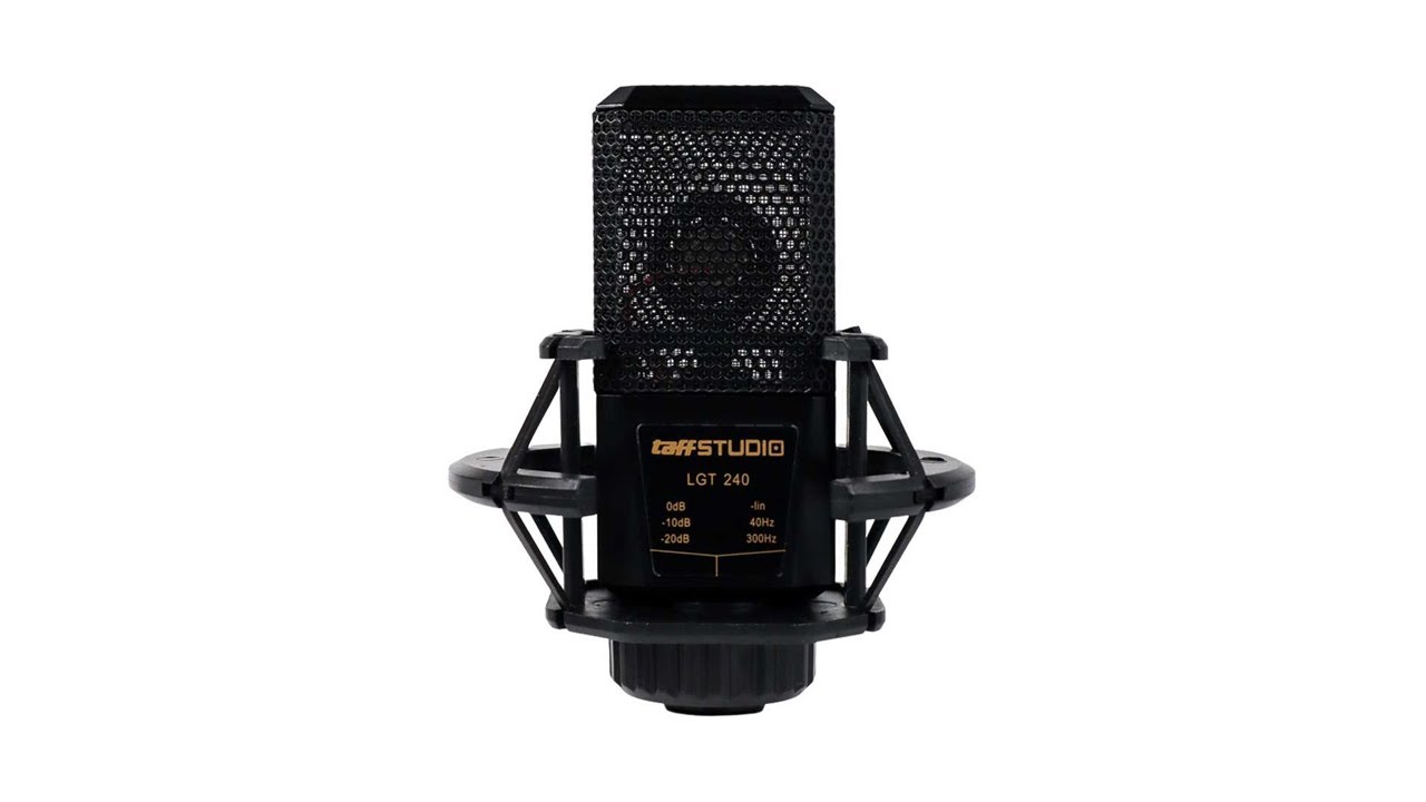 Pratinjau video produk TaffSTUDIO Mikrofon Kondenser XLR Condenser Microphone with Holder - LGT240