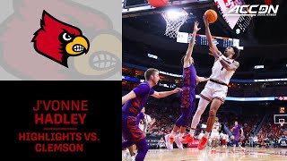 Louisville's J'Vonne Hadley Drops Season-High 32 In Big Home Win Over Clemson