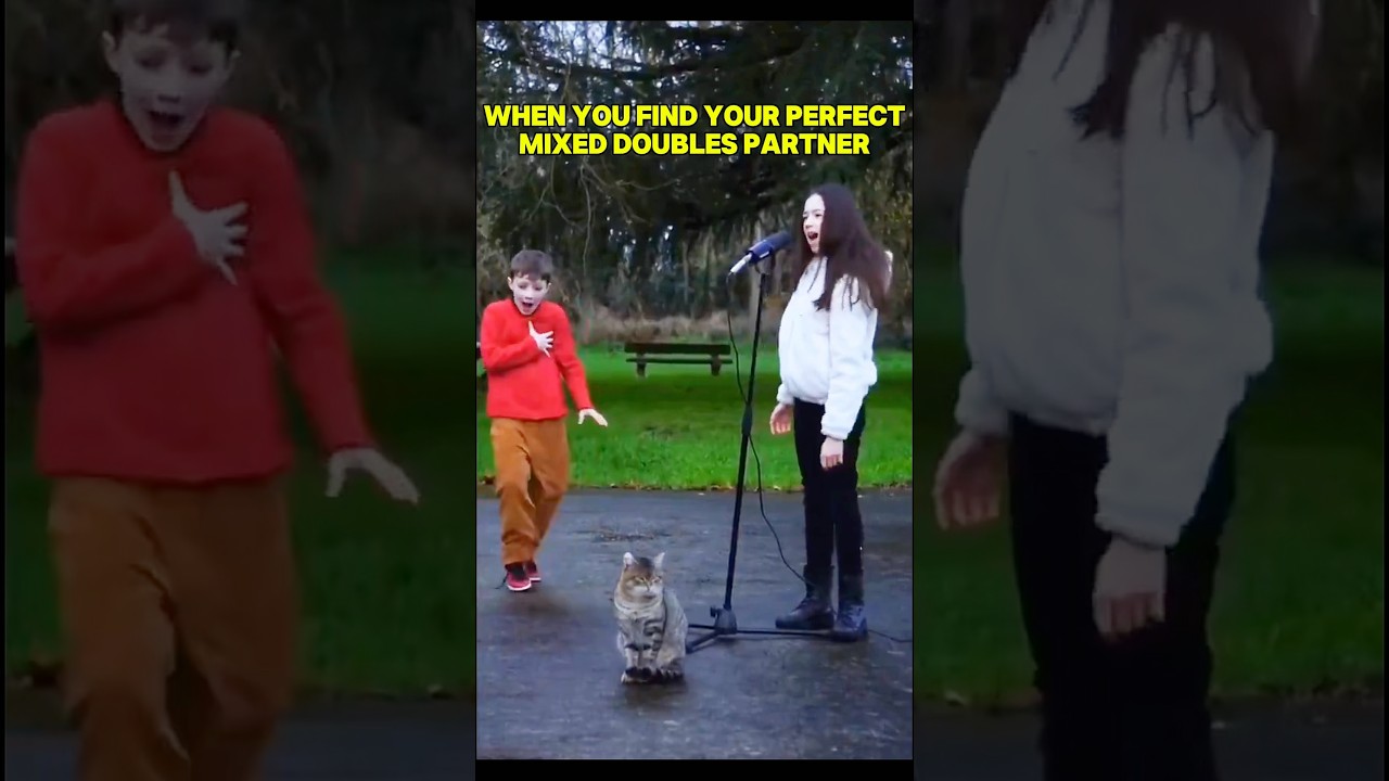 When you find the perfect mixed doubles partner 🕺🏻💃🏻