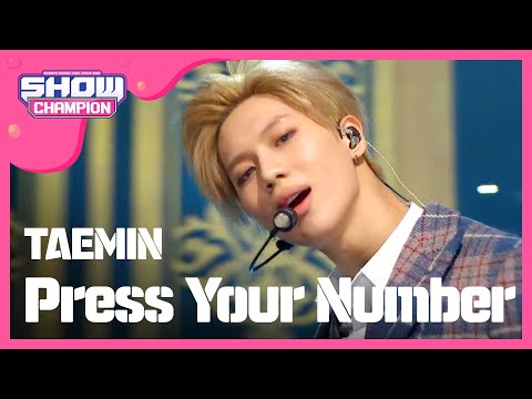 (Showchampion EP.176) TAEMIN - Press Your Number