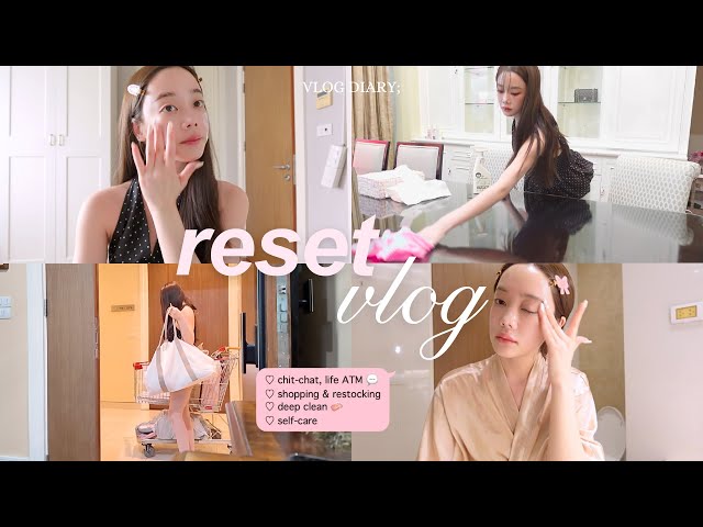[SUB] Clean & Restock Day 🧺🧹: self-care🎀, restocking & พาไปช็อปปิ้ง🛒 | BEAMSAREEDA