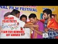 Dasari felicitates KKI team for winning JIFF award