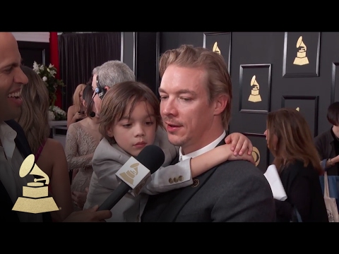 Diplo | Red Carpet | 59th GRAMMYs