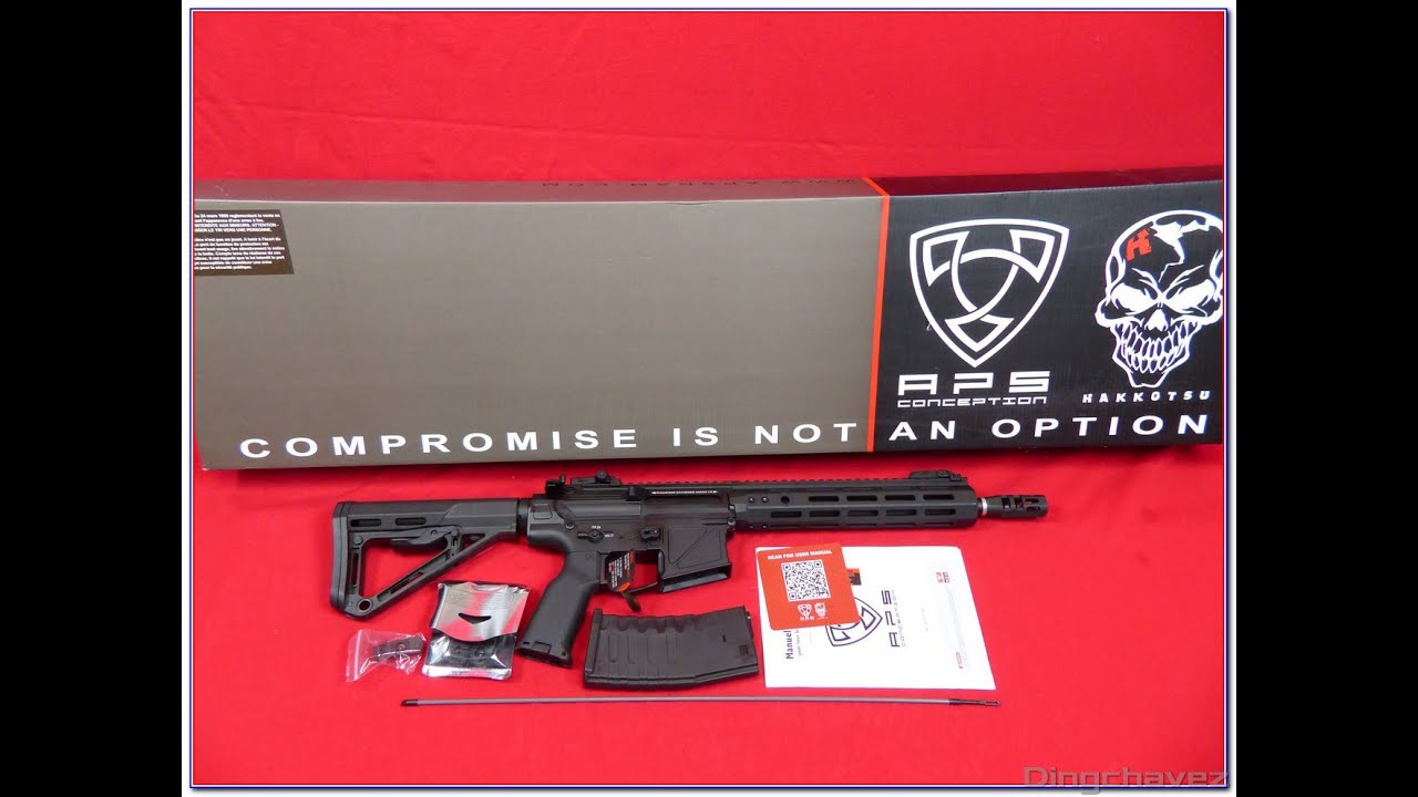 Airsoft - APS Phantom Extremis shooting tests