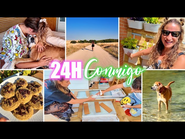 24H CONMIGO: Os enseño un día de VERANO donde seguimos MONTANDO MUEBLES pero comiendo RICAS GALLETAS