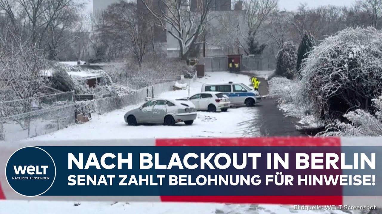 BERLIN: Nach Mega-Blackout! Senat stellt Kopfgeld von einer Million Euro für Hinweise auf Täter aus