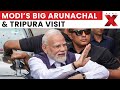 PM Modi Launches Rs 5,100 Crore Projects in Arunachal Pradesh & Tripura | Temple Inauguration
