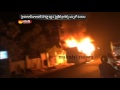 Private Travels Bus Catches Fire in Hyderabad-Visuals