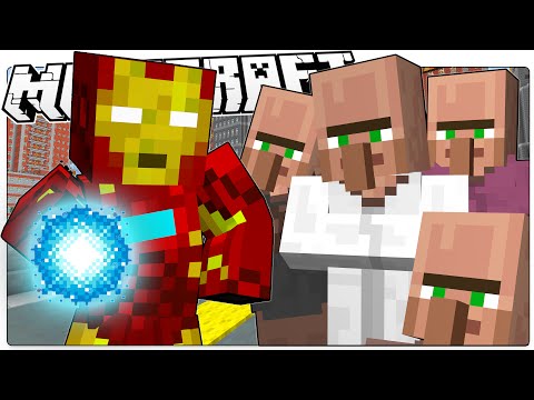 Minecraft  SUPERHERO POWERS!! (Slow Down Time, Groot 