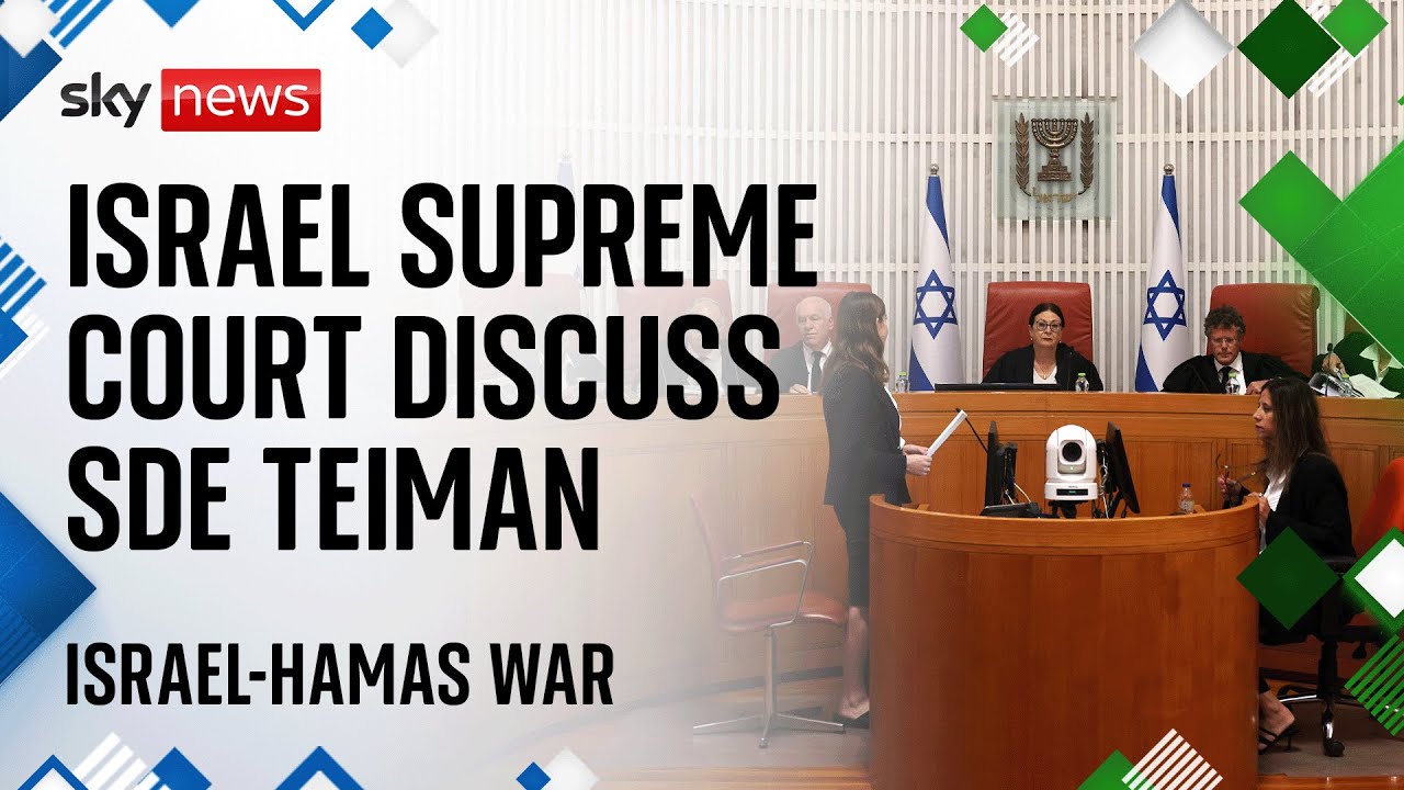 Watch live: Israel’s Supreme Court discuss conditions in facility in Southern Israel