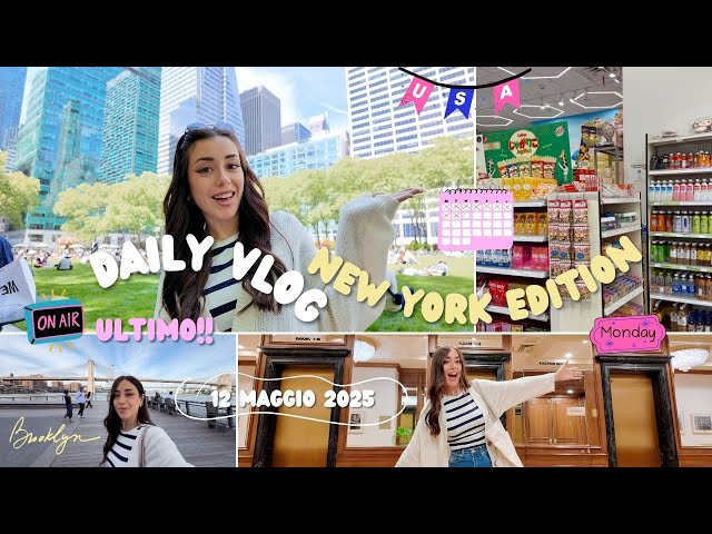 PRANZO DA SOLA A BRYANT PARK E TUTTE LE INFO SU KAPLAN!! 🍎 | NYC VLOG 12/05/25
