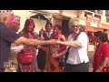 Harmony in Diversity: Foreigners and Locals Unite to Celebrate Holi in Varanasi #holi