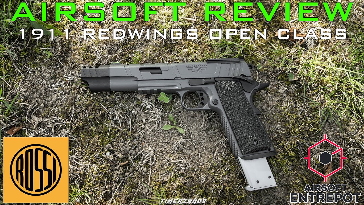 Airsoft Review #259 Rossi 1911 Redwings Open Class Gaz Blowback (Airsoft Entrepot) [FR]