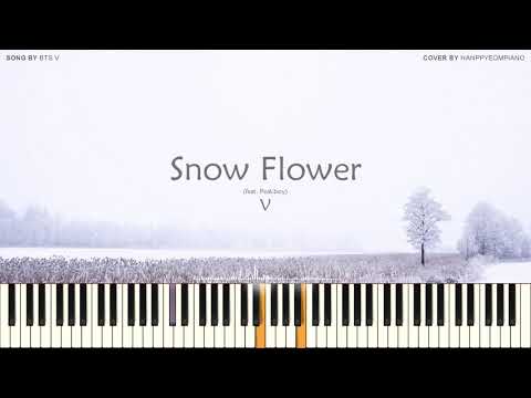 BTS V - Snow Flower (feat. Peakboy) PIANO COVER