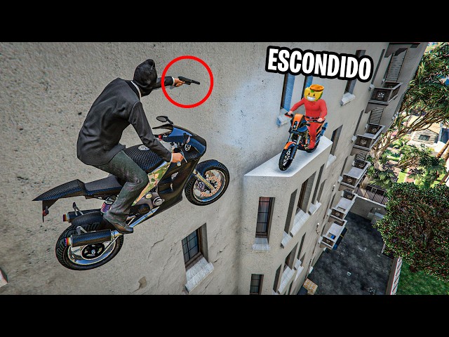 MI PRIMERA VEZ JUGANDO AL ESCONDITE CON MOTOS EN GTA 5 ONLINE