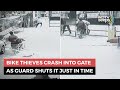 Viral: Bike Thieves Tried To Rush Through Colony Gate. Guard Was Faster.