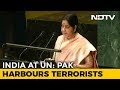 Sushma Swaraj exposes Pakistan  in UNO : Full Speech