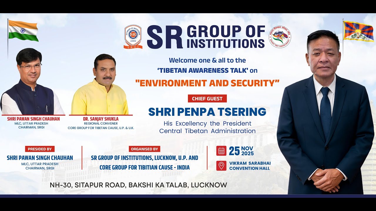 Tibetan Awareness Talk on "Environment and Security" by Sikyong Penpa Tsering