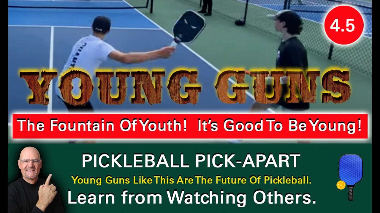 Pickleball! The Future Of Pickleball Is In The Hands Of Players Like These Young Guns!