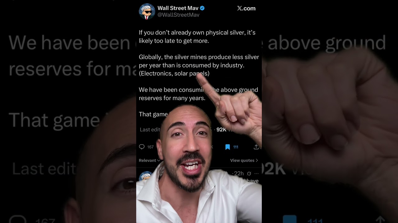 Are we RUNNING OUT Of Silver?