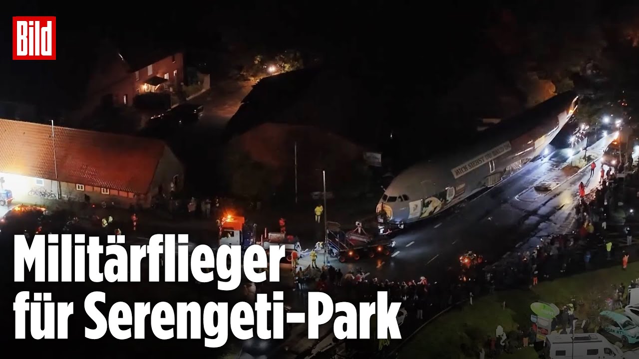 42 Tonnen schwer und 70 Meter lang: Millimeter-Transport durch Niedersachsen