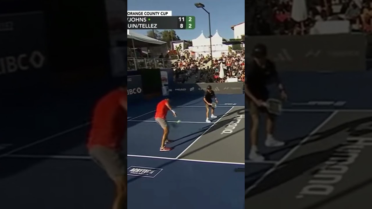 Johns/Johns v Patriquin/Tellez at the Select Medical Orange County Cup (4) #shorts #pickleball